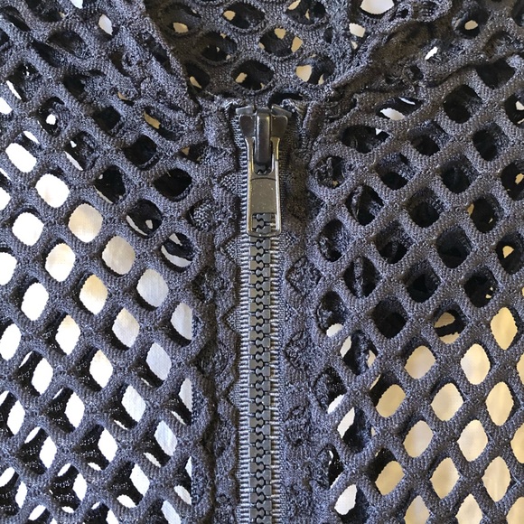 NWOT Hot & Delicious Fishnet Bomber - Picture 2 of 4